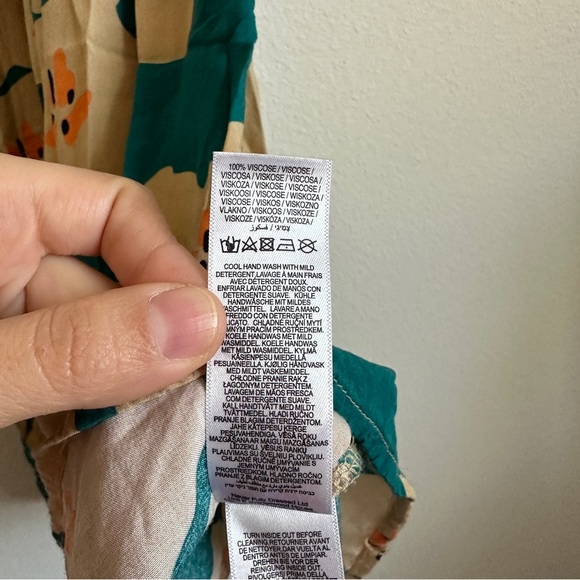 NWOT Never fully dressed floral boho midi prairie dress - Picture 6 of 7